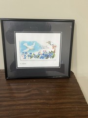 BJ Goetz Vintage Framed Painting H 13 W 15 1/4