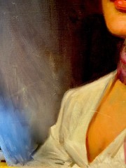 Stanley Gordon Rochester NY Original Oil Portrait of Sophia Loren Signed 1982