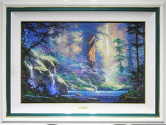 James Coleman “ Living Light “ Hand – Painted & Giclee Autograph Made in USA