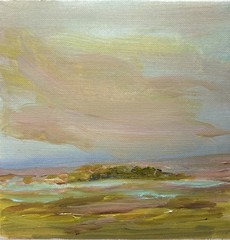 Original painting – VISUAL GIFTS – landscape on canvas paper