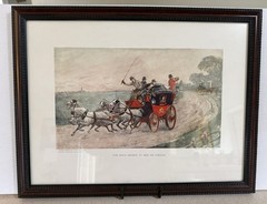 A. Ludovici Print – „Tom Pinch Departs To Seek His Fortune” Framed