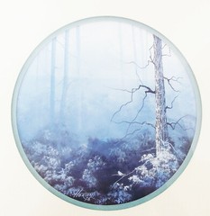 VTG HORTON 1976 BLUE FOREST GOUACHE OPAQUE WATERCOLOR PRINT HAND SIGNED FRAMED