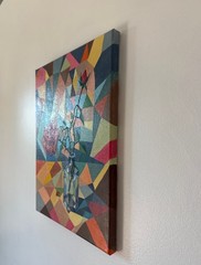 original fine art paintings, sign by artist, acrylic painting