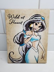 Artissimo Designs Marvel Wild at Heart Printed Canvas – 16.5cm W x 22cm H x 1.5c