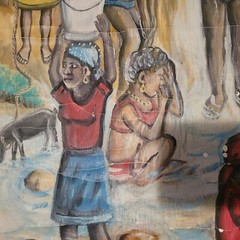 Wilson Bigaud- Naive Haitian Art – L30 in x W25