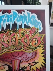 Adam Bomb Painting – Garbage pail kids Fan Art – 24 X 36 Inches By Artist MAKE$