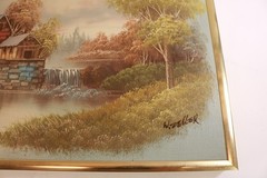 Lot Of 3 Vintage Rossini, W. Zeller & A Simpson Canvas Oil Original Painting