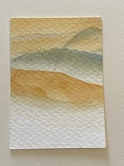 ACEO Hand-Painted Original Watercolor Painting Art Card (2.5 x 3.5 inches)
