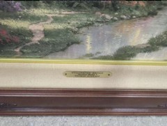 Thomas Kinkade ~Stillwater Bridge~ Sweetheart Gardens I A/P Artist Proof Canvas