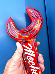 Pinstriped Rat Rod Tool Hand Painted Wrench Hotrod Garage Auto Shop Sign Art red