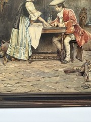 Antique Painting Portrait Man Woman Men Women Masterful Listed 19th Century