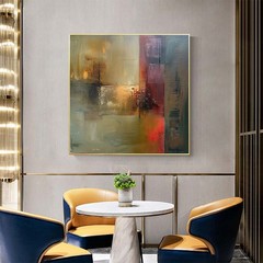 Large Textured Abstract Acrylic Oil Painting On Canvas Handmade Artwork A172
