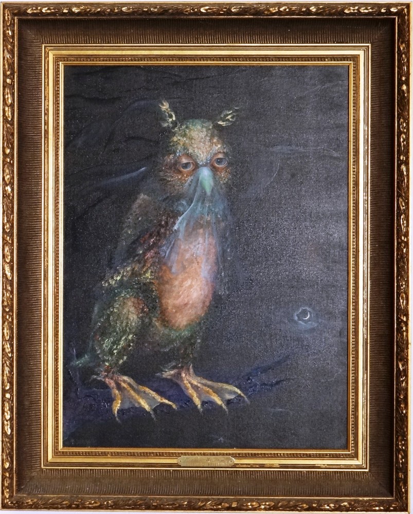 Vintage Russian 18″x24″ Oil on Canvas Tank-A Tatiana Gabriliants