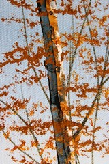 THOMAS LEGAULT LARGE OIL PAINTING CANVAS SIGNED LIGHTHOUSE SCENE AUTUMNAL TREES