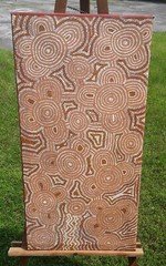 Yala Yala Gibbs Tjungurrayi, Original Papunya Painting, 92cm x 46cm,