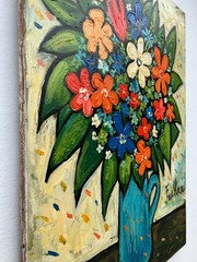 Henry Faulkner (Handmade) Oil on canvas painting signed 20 x 28 inches