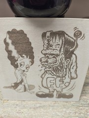 Franky Fink And Betty Boop Canvas Art Piece Ready To Paint Ed Roth Inspired…