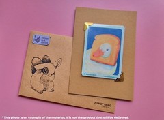 Custom Pokemon Card by MoonArtGlitch ~ Handpainted Ditto Face on Shinx