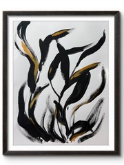 OCEAN UNDERWATER SEAWEED 11×14 Original Art #109 PAPER Fine Art