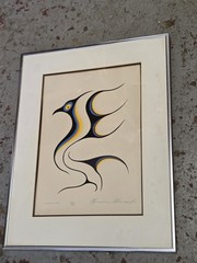 Clemence Wescoupe (1951-2018)- „King Fisher“ 428 of 500 Native American Indian