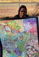 Karen Bird Ngale. Highly collectable Aboriginal art. Inc,COA and Photo’s