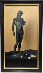 AMERICAN REALIST PAINTING Apollo Statue ROBERT DOUGLAS HUNTER Boston MA Artist