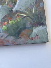 Silvio Silvestri PAINTING LANDSCAPE LISTED AMERICAN ARTIST Desert Arizona 24”