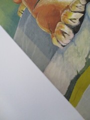 JOEL STOLPER 1930’S PAINTING ANTIQUE ILLUSTRATION ART DECO RARE TIGER CAT WILD