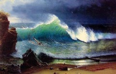 MQ12 Stretched Canvas Frame / Unframed Handmade Seascape Sea Wave Oil Painting