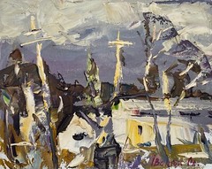 Oil Painting Before The Storm Kalenyuk A. Unframed Original Decor Art nKalen1182