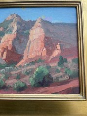 American Impressionism Painting Sedona Landscape Silvio Silvestri Listed Artist