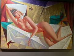 Painting – Georgy Kurasov – artist enhanced giclee on canvas titled „Danae“