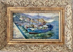 Unique Art! Oil paintings on the mother-of-pearl by most highly talented artists