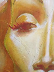 Marlene Dietrich Original Acrylic Painting by Paul Alexander 12″ x 16″