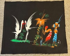 Nigerian Acrylic Paintings Artist Xxassin African Art Original Stunning!