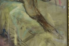 B. Martini (1911–1979), nude, watercolor, signed and dated.