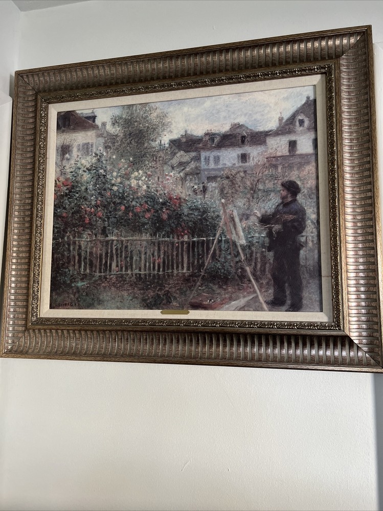 Framed Renoir’s Monet Painting Quality Hand Painted See Pics