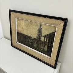 Handcrafted Cityscape Oil Painting „Framed Painting“ Timeless Small Artwork