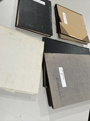 VINTAGE DRAWING PAINTING LOT COLLECTION BOOKS SKETCHES WRITING JOHN BROWNFIELD
