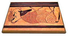 Greek Mythical Print On Pressed Wood Wall Plaque 7″ x 5″