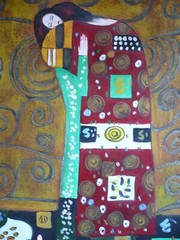 MYSTERY ARTIST, Illegible Signature COSTUME FIGURES ROMANCE MID CENTURY MODERN