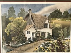 Art By Susan Tolle McClure In Wood Frame 23 X 19 FAIR CONDITION US ONLY