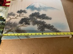 Fabulous Mt Fuji Watercolor On Silk (288)