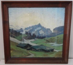 + Ing. Ladislaus von Rabcewicz (1893 – 1975) Alpine Hut in the Alps 1922