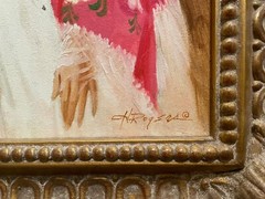 HOWARD ROGERS ORIGINAL OIL PAINTING 12X9 „CHEYENNE“ MONTGOMERY FRAME! NM