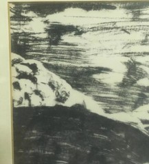 RARE Jesus w/ Children & Lambs Original Charcoal Hand Drawn Artwork Estate Find