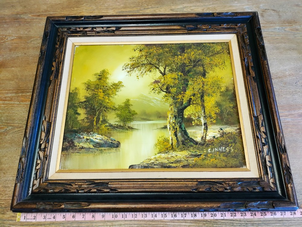 Clara Inness (1874 -1932) Oil Painting, Vintage, Original, Very Good Condition