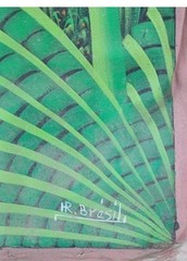 Wonderful Masterpiece By Haitian Prodigy Henri Robert Bresil 80”x60” Very Rare