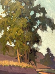 Sam Hyde Harris Painting Antique California Landscape Impressionist Famous Oil