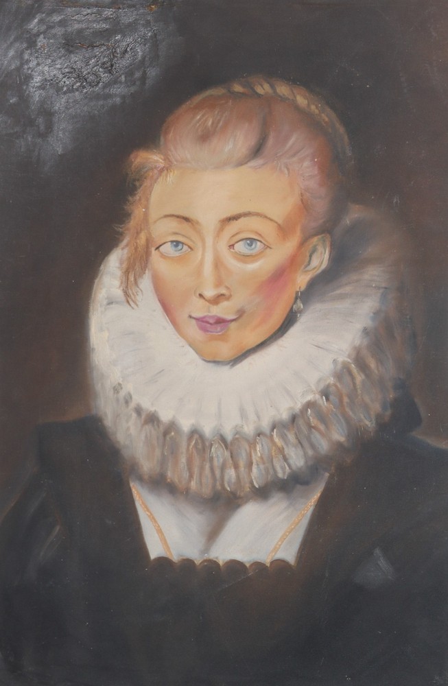 Vintage Oil on Canvas 24“ Painting inspired by Peter Paul Rubens